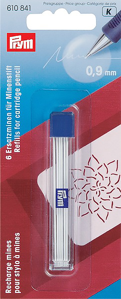 фото - 610841 Prym Запасные грифели для механического карандаша, 6 шт., белые