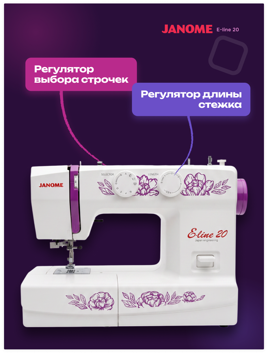 фото - Janome E-line 20