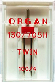 Иглы Organ двойные 100\4 ( 1 шт)