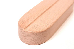 Утюжок портновский овальный двусторонний с пропилом под потайную молнию